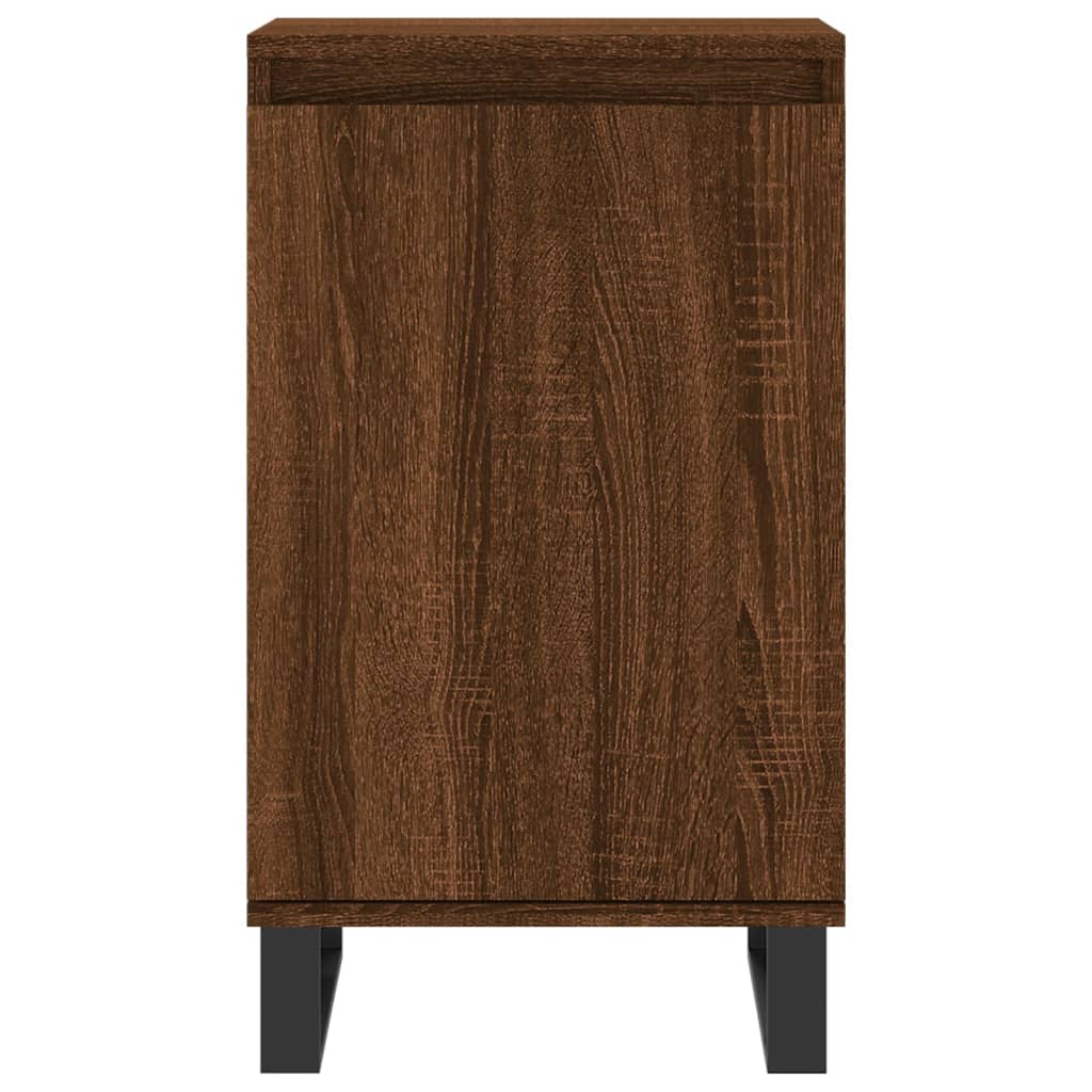 Buffets 2 pcs chêne marron 40x35x70 cm bois d'ingénierie - XIOS