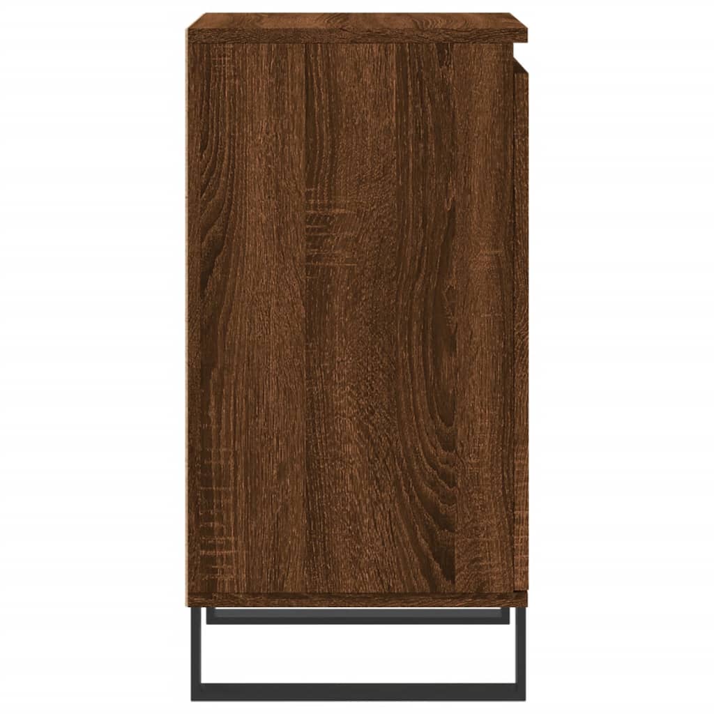 Buffets 2 pcs chêne marron 40x35x70 cm bois d'ingénierie - XIOS