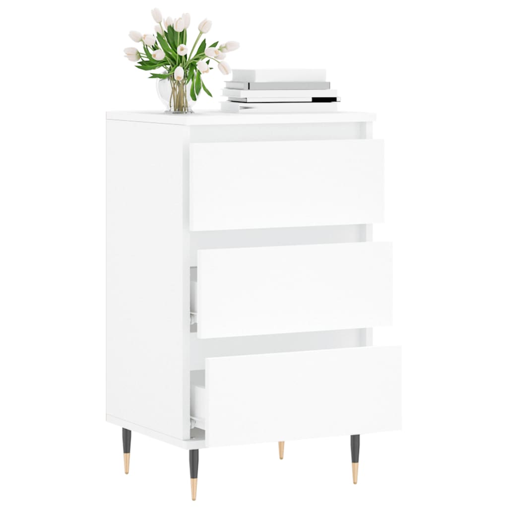 Buffet blanc 40x35x70 cm bois d’ingénierie - XIOS