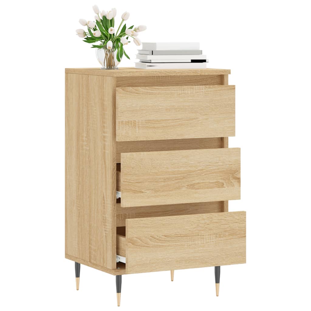 Buffet chêne sonoma 40x35x70 cm bois d'ingénierie - XIOS