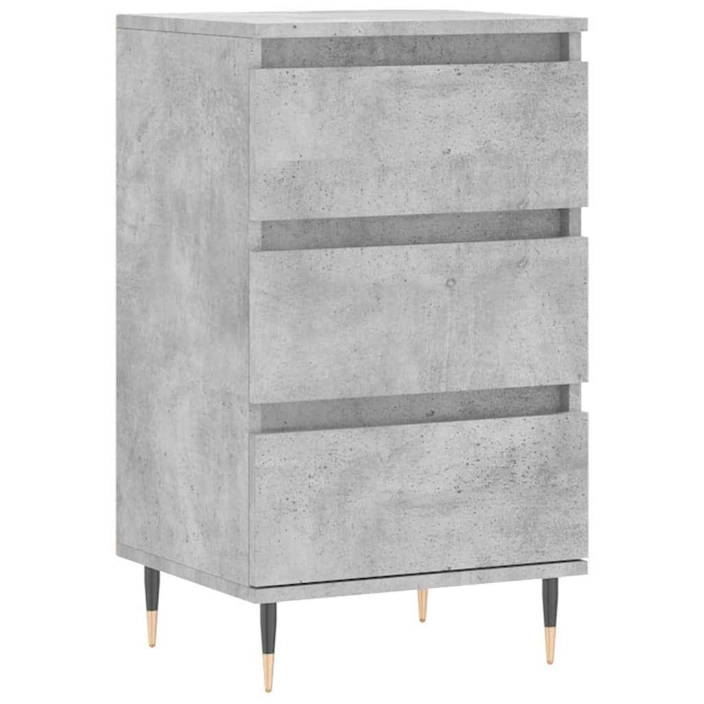Buffet gris béton 40x35x70 cm bois d'ingénierie - XIOS