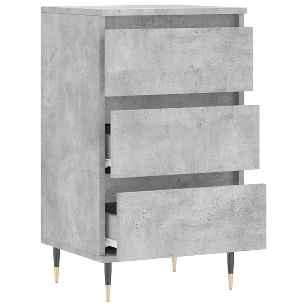 Buffet gris béton 40x35x70 cm bois d'ingénierie - XIOS