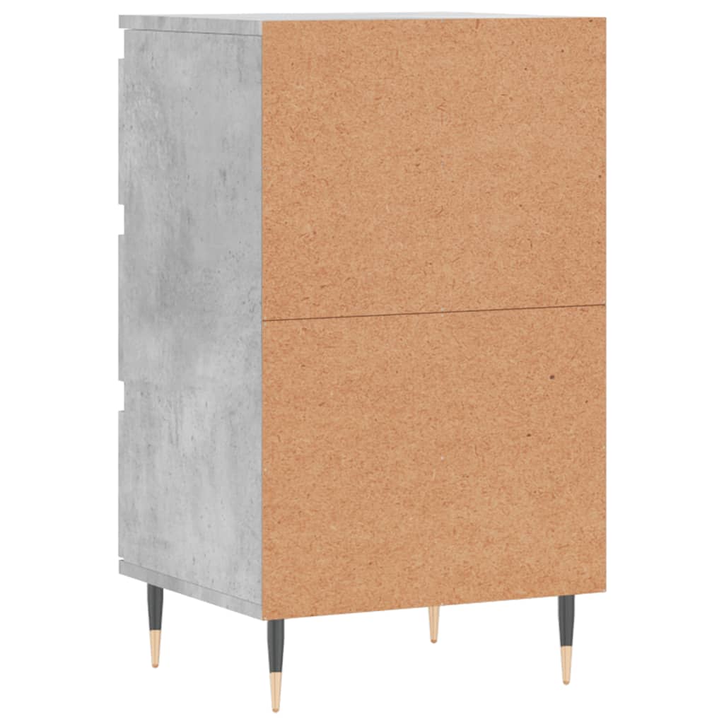Buffet gris béton 40x35x70 cm bois d'ingénierie - XIOS