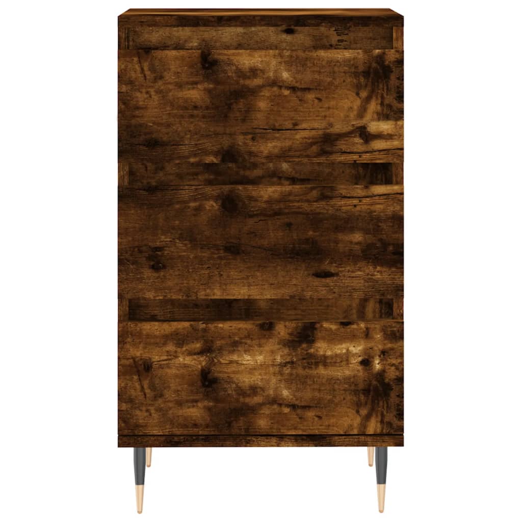 Buffet chêne fumé 40x35x70 cm bois d'ingénierie - XIOS