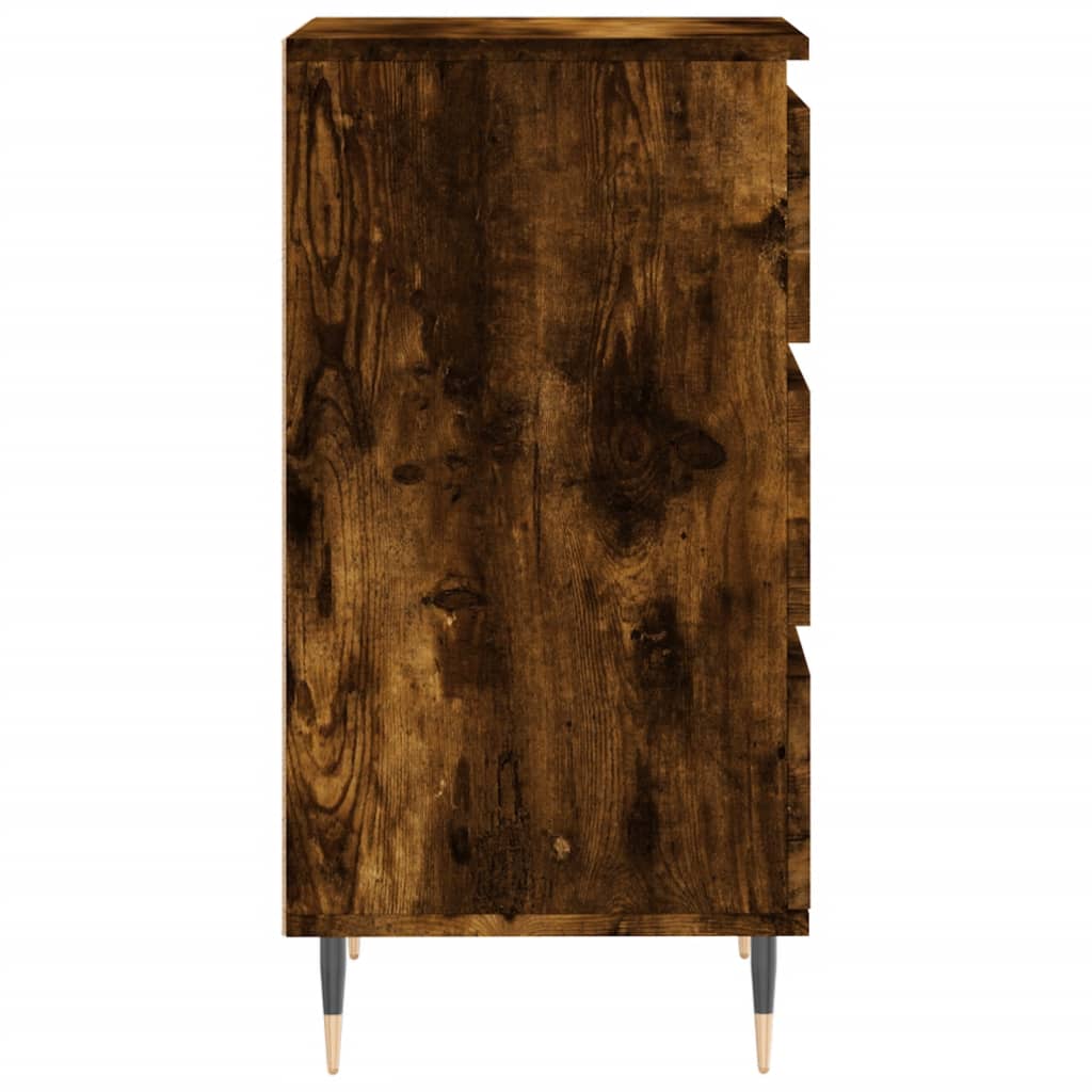 Buffet chêne fumé 40x35x70 cm bois d'ingénierie - XIOS