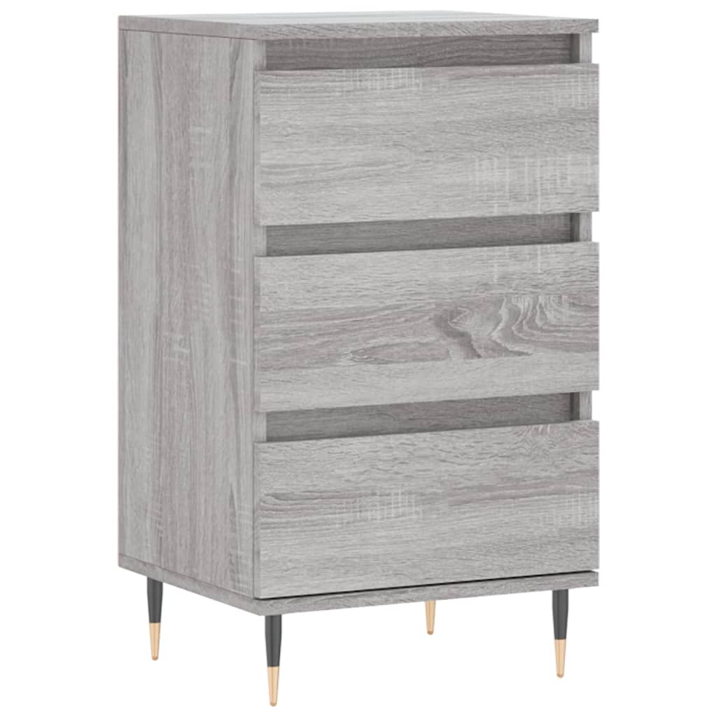 Buffet sonoma gris 40x35x70 cm bois d'ingénierie - XIOS