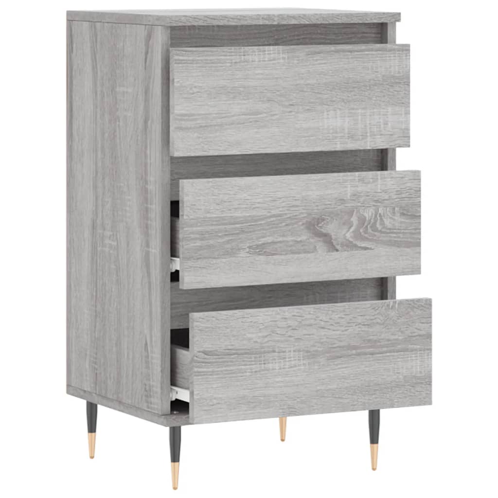 Buffet sonoma gris 40x35x70 cm bois d'ingénierie - XIOS