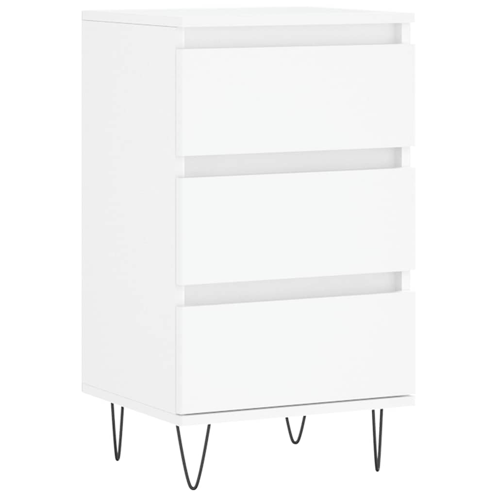 Buffet blanc 40x35x70 cm bois d’ingénierie - XIOS