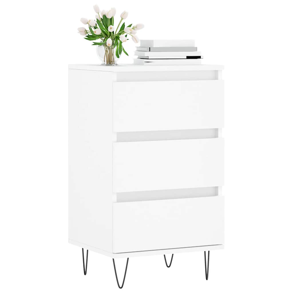 Buffet blanc 40x35x70 cm bois d’ingénierie - XIOS