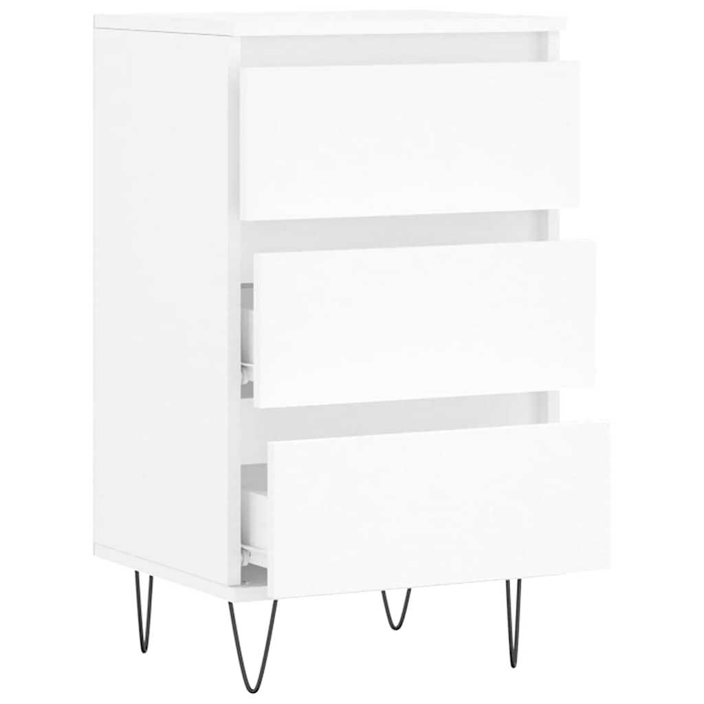 Buffet blanc 40x35x70 cm bois d’ingénierie - XIOS