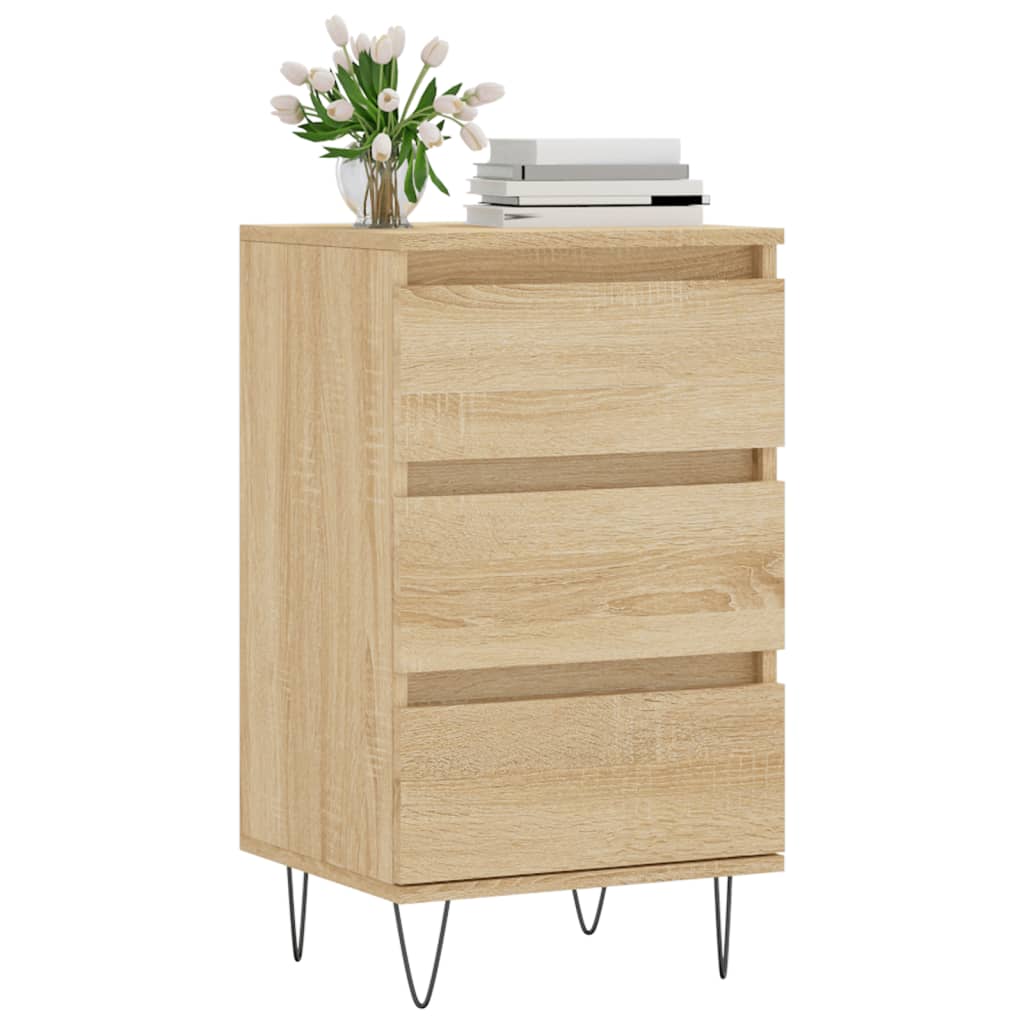 Buffet chêne sonoma 40x35x70 cm bois d'ingénierie - XIOS
