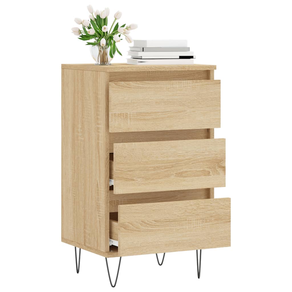 Buffet chêne sonoma 40x35x70 cm bois d'ingénierie - XIOS