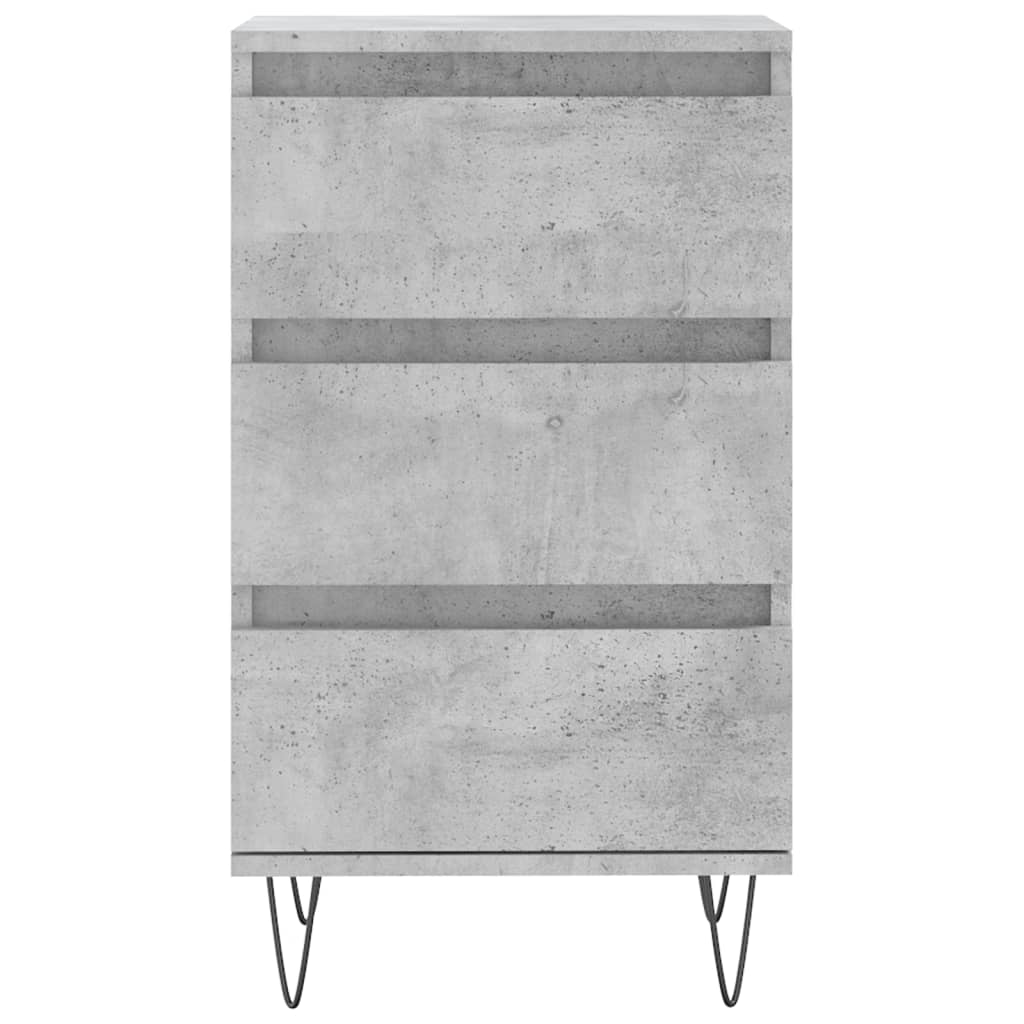 Buffet gris béton 40x35x70 cm bois d'ingénierie - XIOS