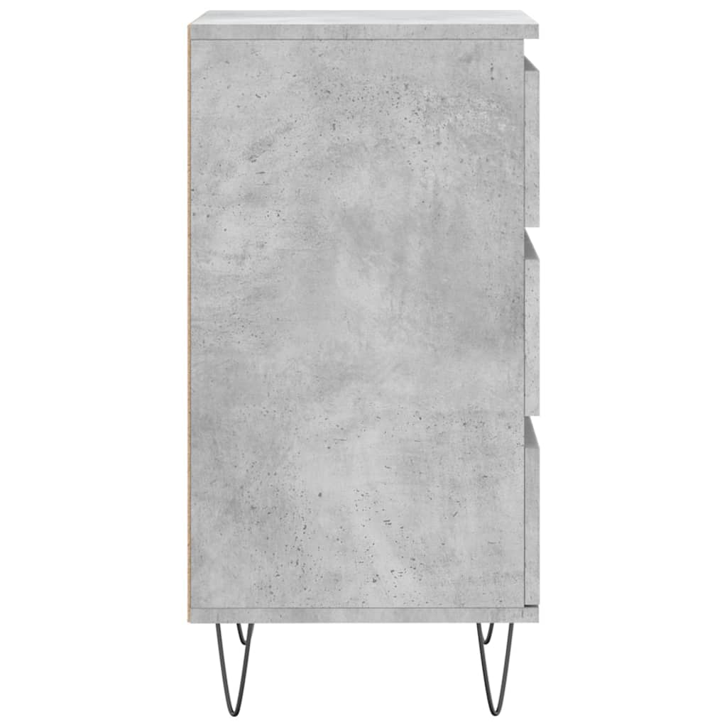 Buffet gris béton 40x35x70 cm bois d'ingénierie - XIOS