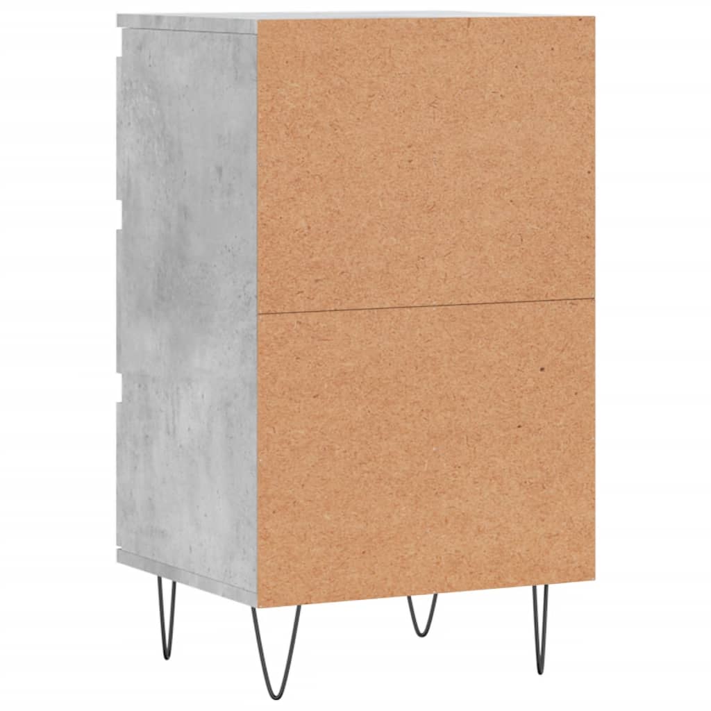 Buffet gris béton 40x35x70 cm bois d'ingénierie - XIOS