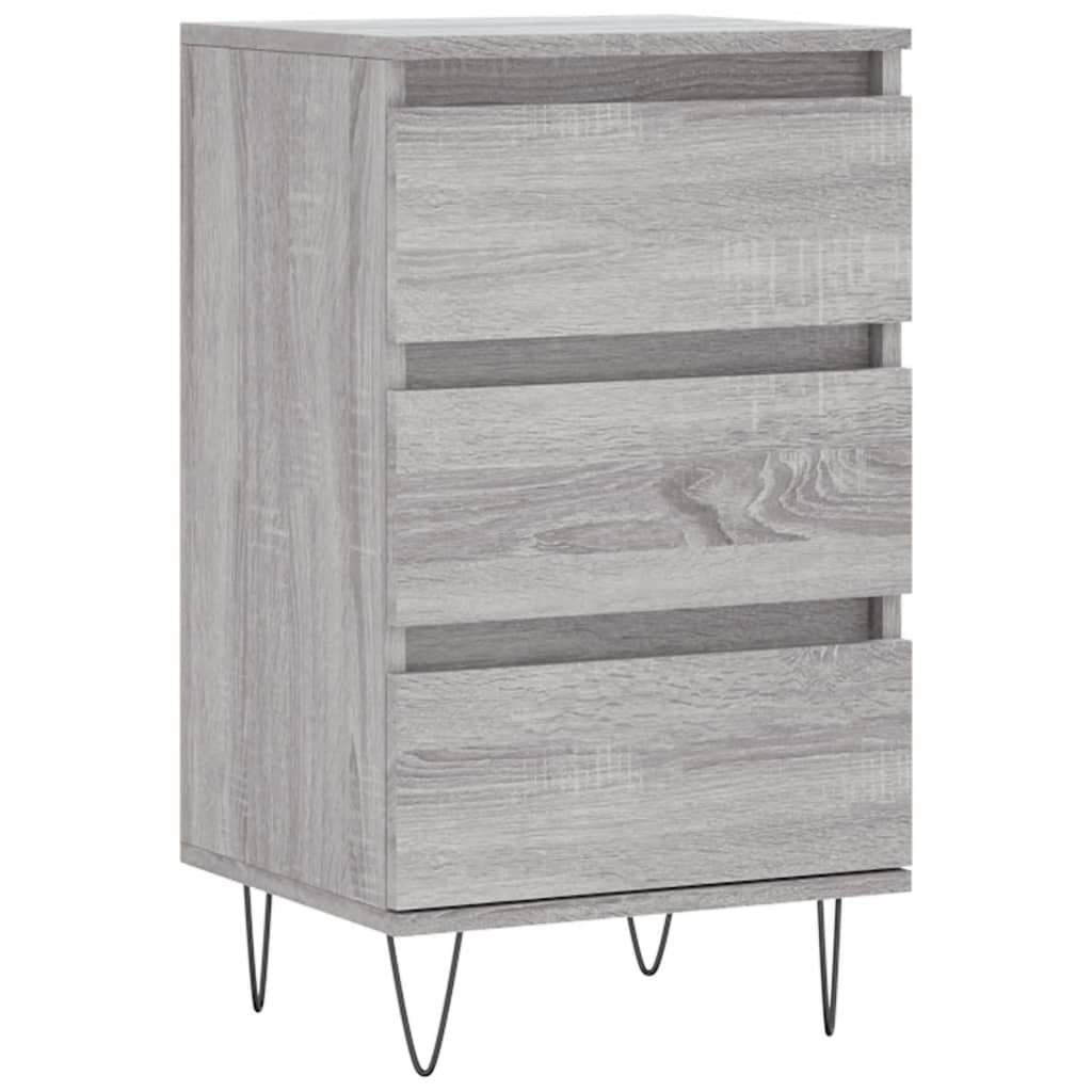 Buffet sonoma gris 40x35x70 cm bois d'ingénierie - XIOS