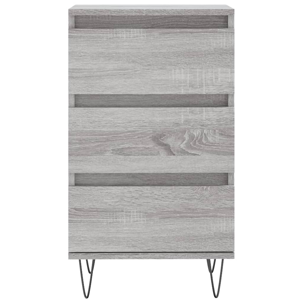 Buffet sonoma gris 40x35x70 cm bois d'ingénierie - XIOS