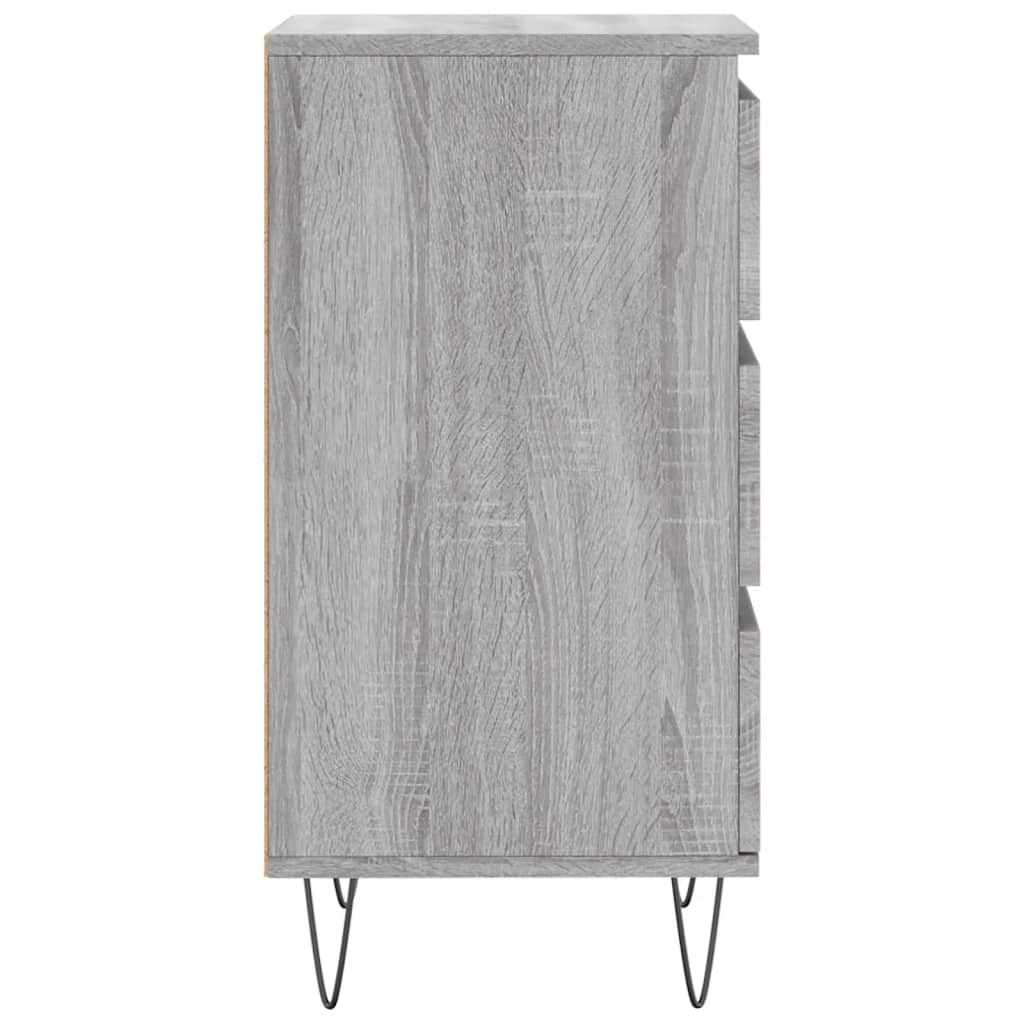 Buffet sonoma gris 40x35x70 cm bois d'ingénierie - XIOS