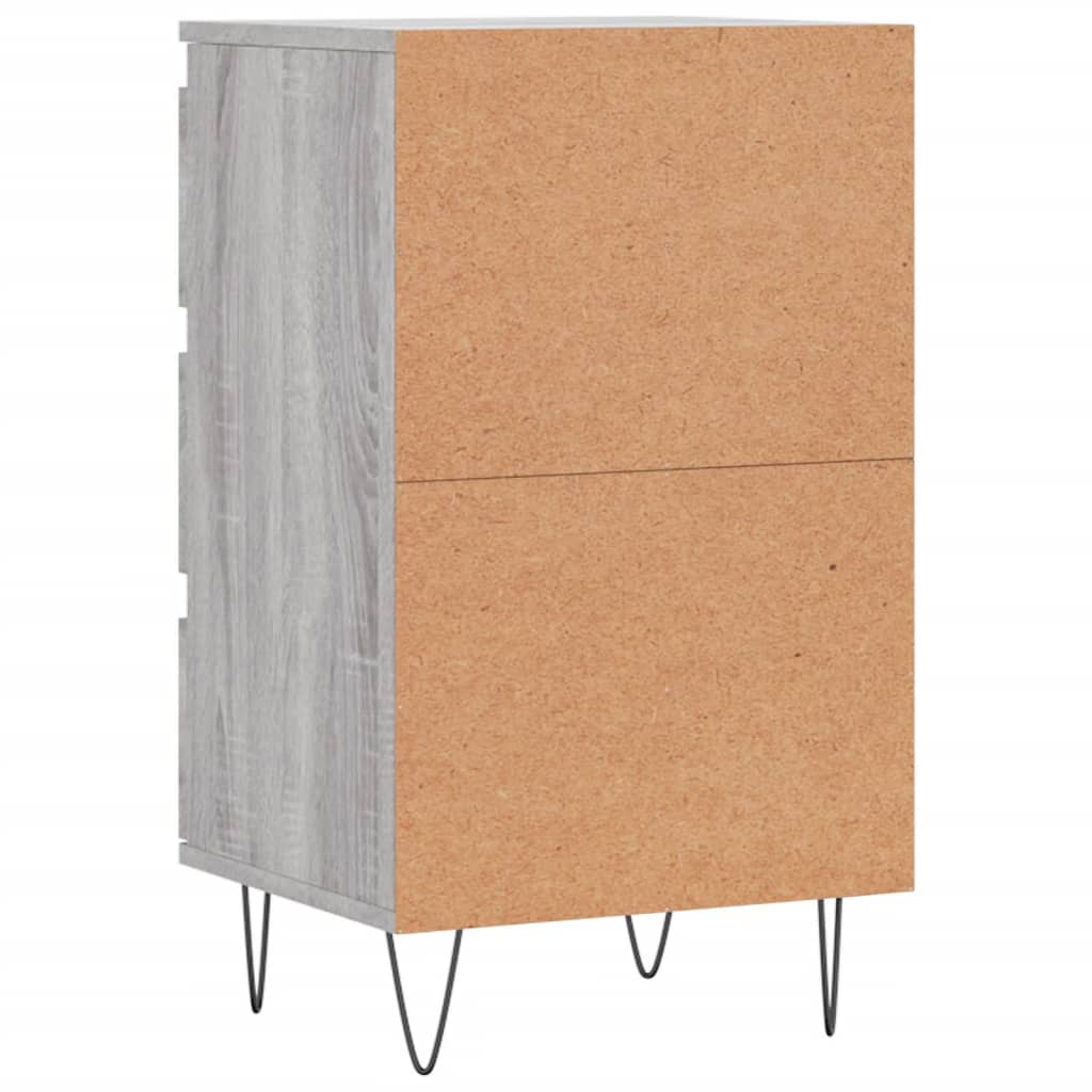 Buffet sonoma gris 40x35x70 cm bois d'ingénierie - XIOS