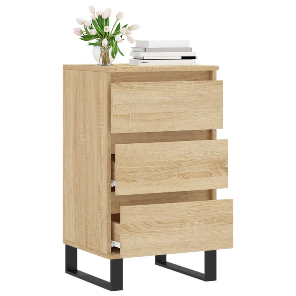 Buffet chêne sonoma 40x35x70 cm bois d'ingénierie - XIOS