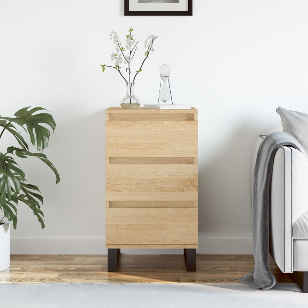 Buffet chêne sonoma 40x35x70 cm bois d'ingénierie - XIOS