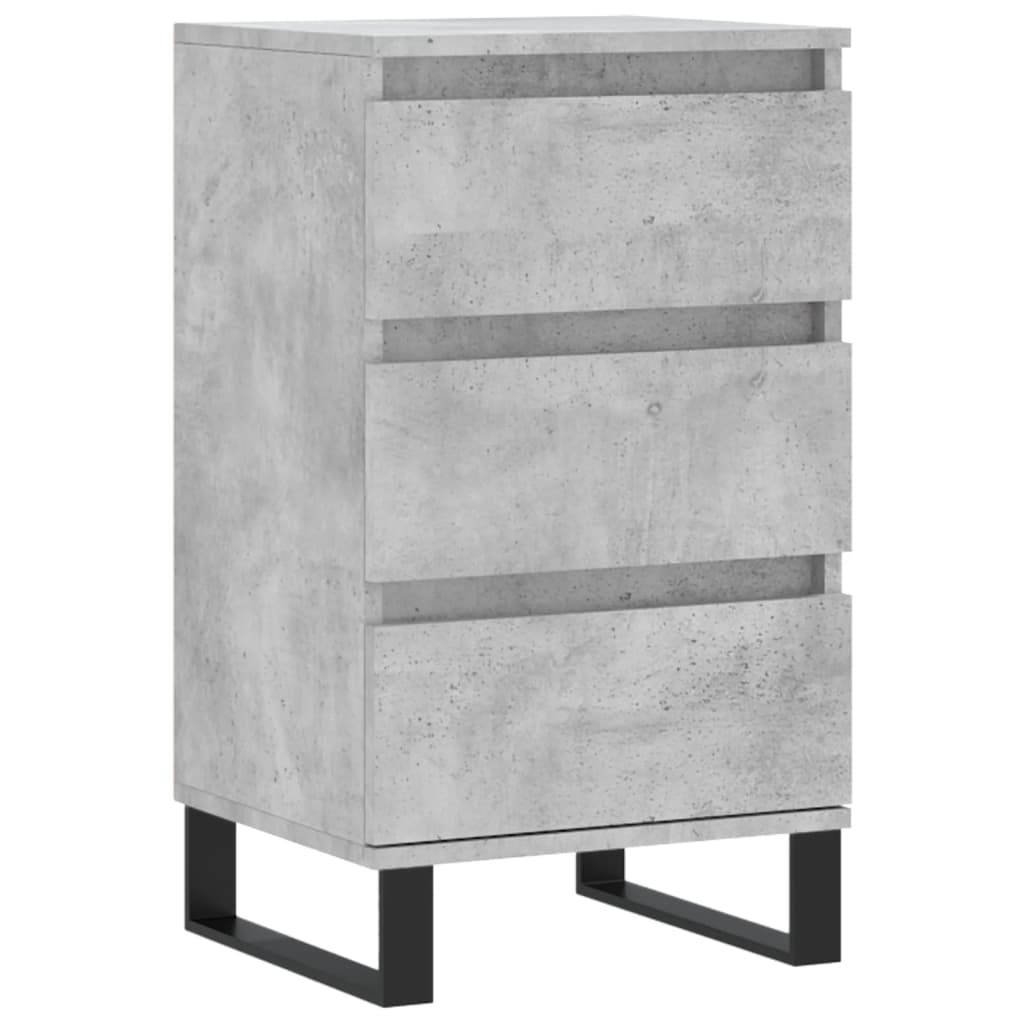 Buffet gris béton 40x35x70 cm bois d'ingénierie - XIOS
