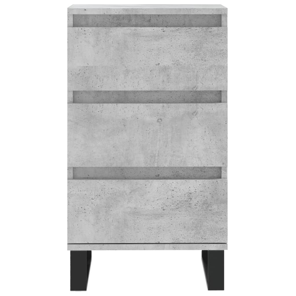 Buffet gris béton 40x35x70 cm bois d'ingénierie - XIOS