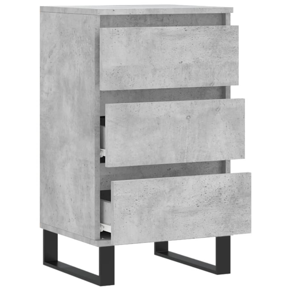 Buffet gris béton 40x35x70 cm bois d'ingénierie - XIOS