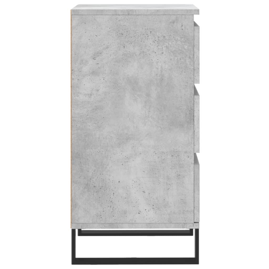 Buffet gris béton 40x35x70 cm bois d'ingénierie - XIOS
