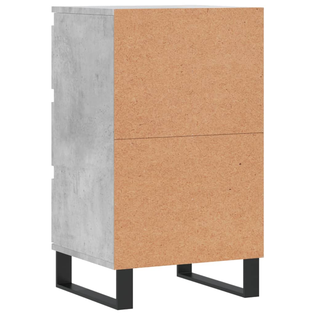 Buffet gris béton 40x35x70 cm bois d'ingénierie - XIOS