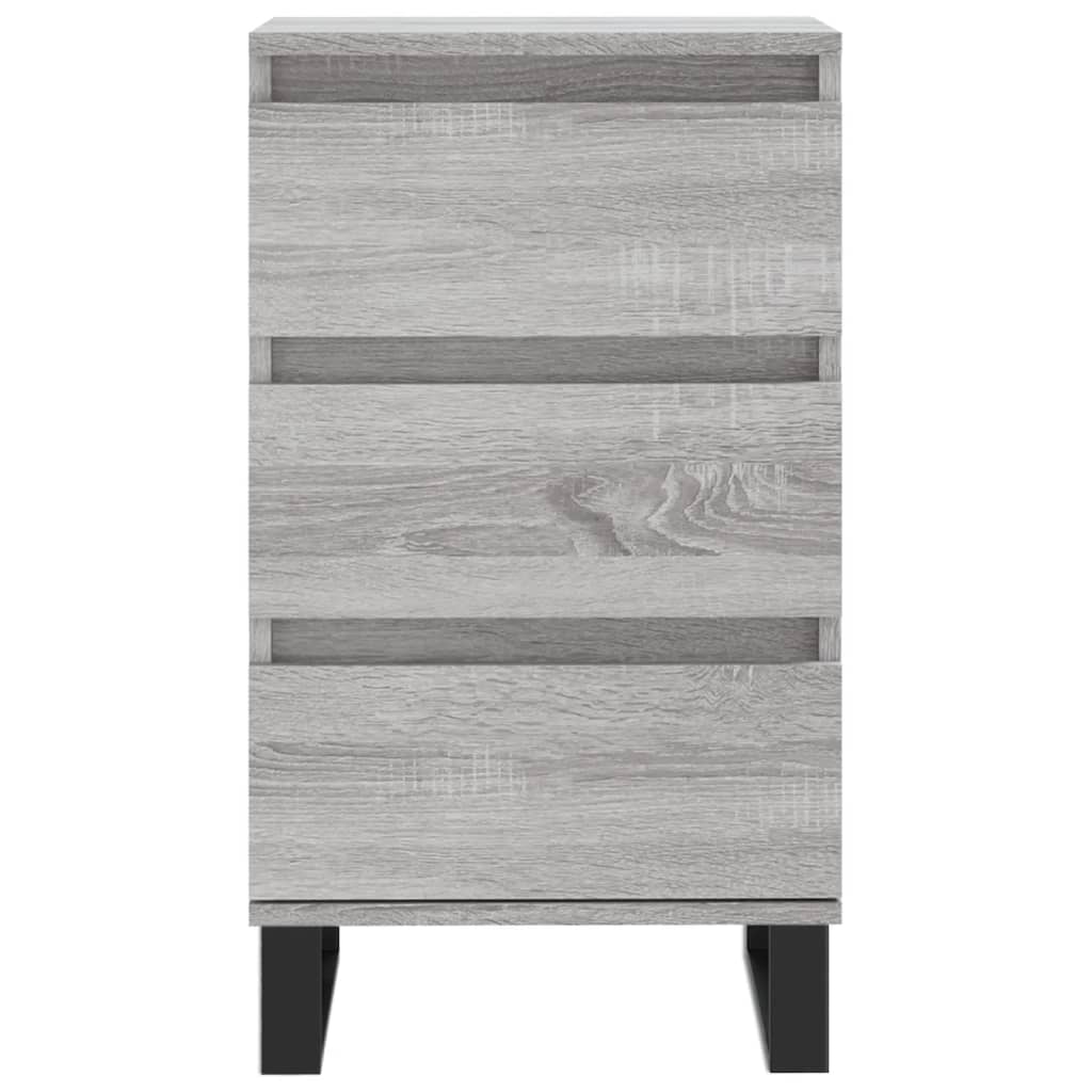 Buffet sonoma gris 40x35x70 cm bois d'ingénierie - XIOS