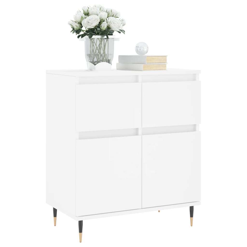 Buffet Blanc 60x35x70 cm Bois d'ingénierie - XIOS