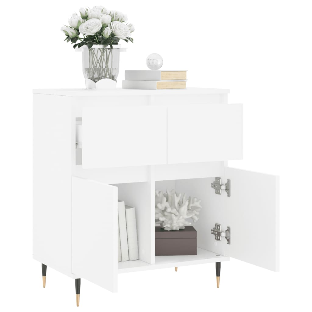 Buffet Blanc 60x35x70 cm Bois d'ingénierie - XIOS