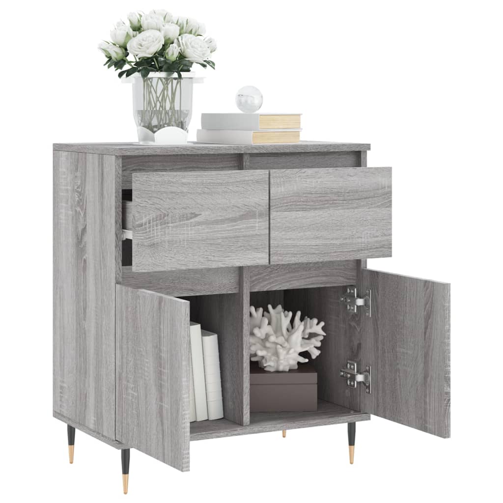 Buffet Sonoma gris 60x35x70 cm Bois d'ingénierie - XIOS