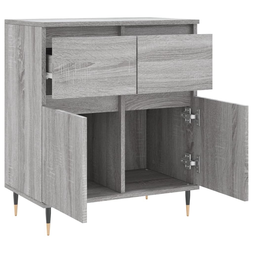 Buffet Sonoma gris 60x35x70 cm Bois d'ingénierie - XIOS