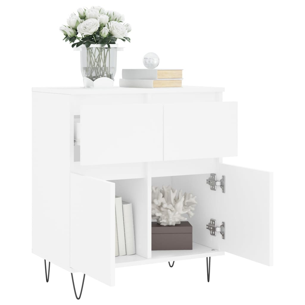 Buffet Blanc 60x35x70 cm Bois d'ingénierie - XIOS