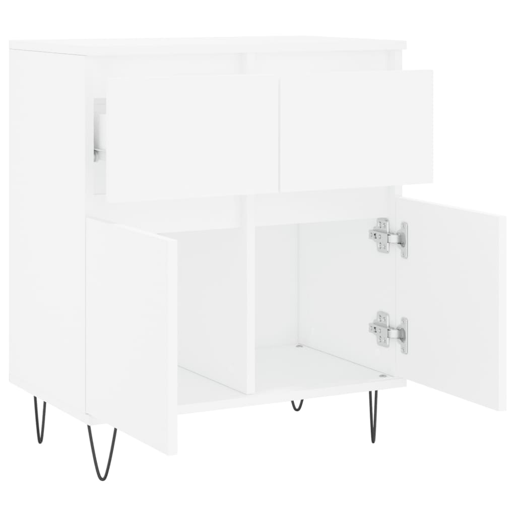 Buffet Blanc 60x35x70 cm Bois d'ingénierie - XIOS