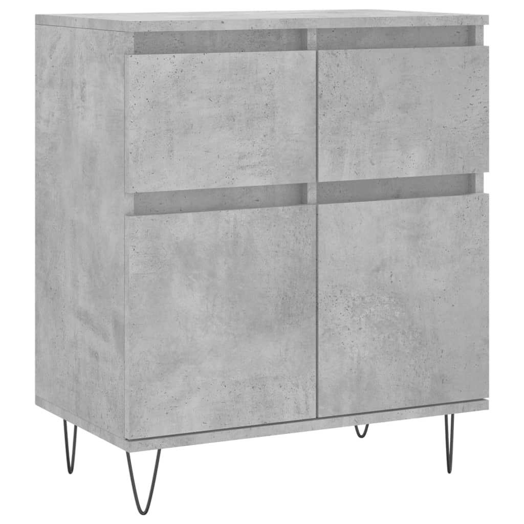 Buffet Gris béton 60x35x70 cm Bois d'ingénierie - XIOS