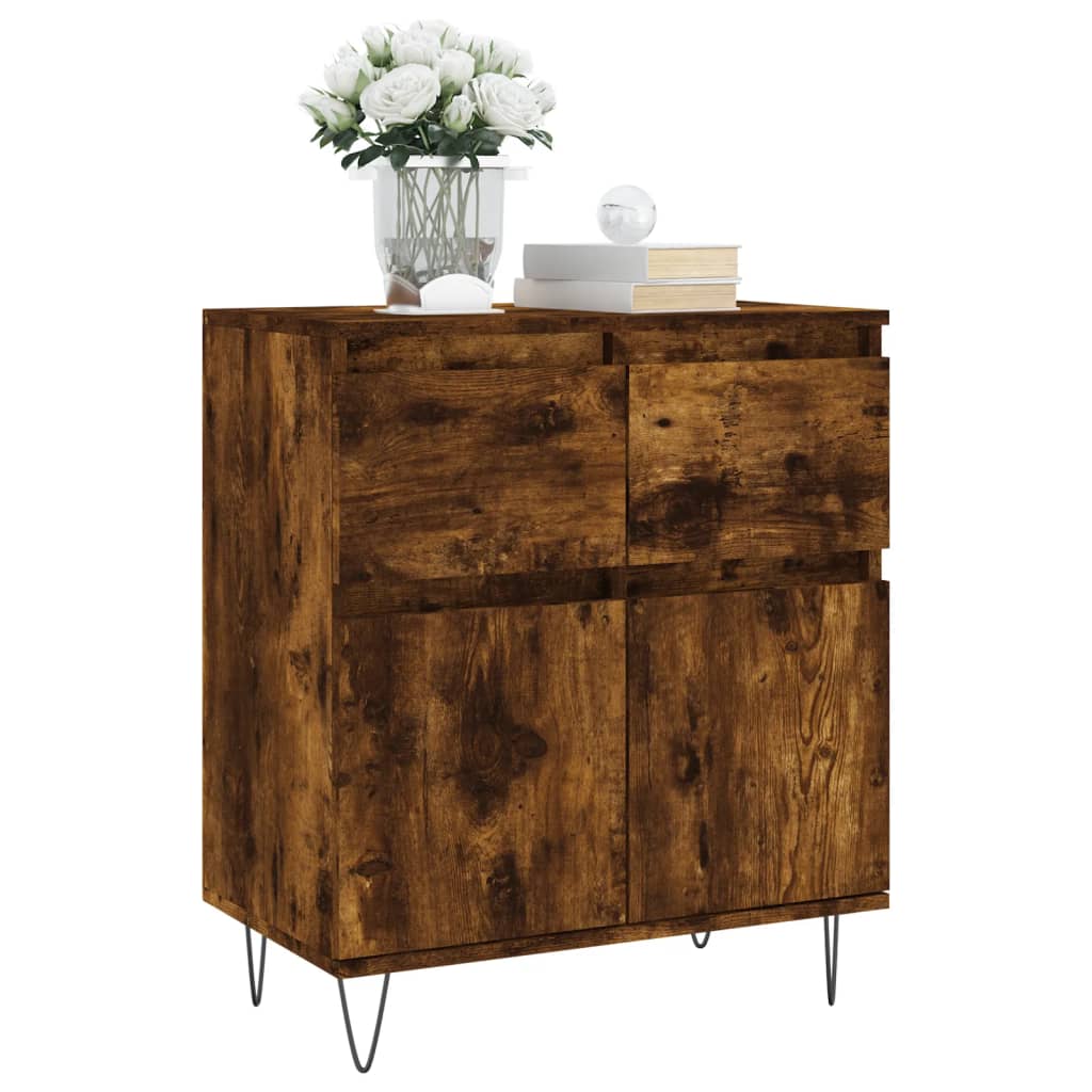 Buffet Chêne fumé 60x35x70 cm Bois d'ingénierie - XIOS