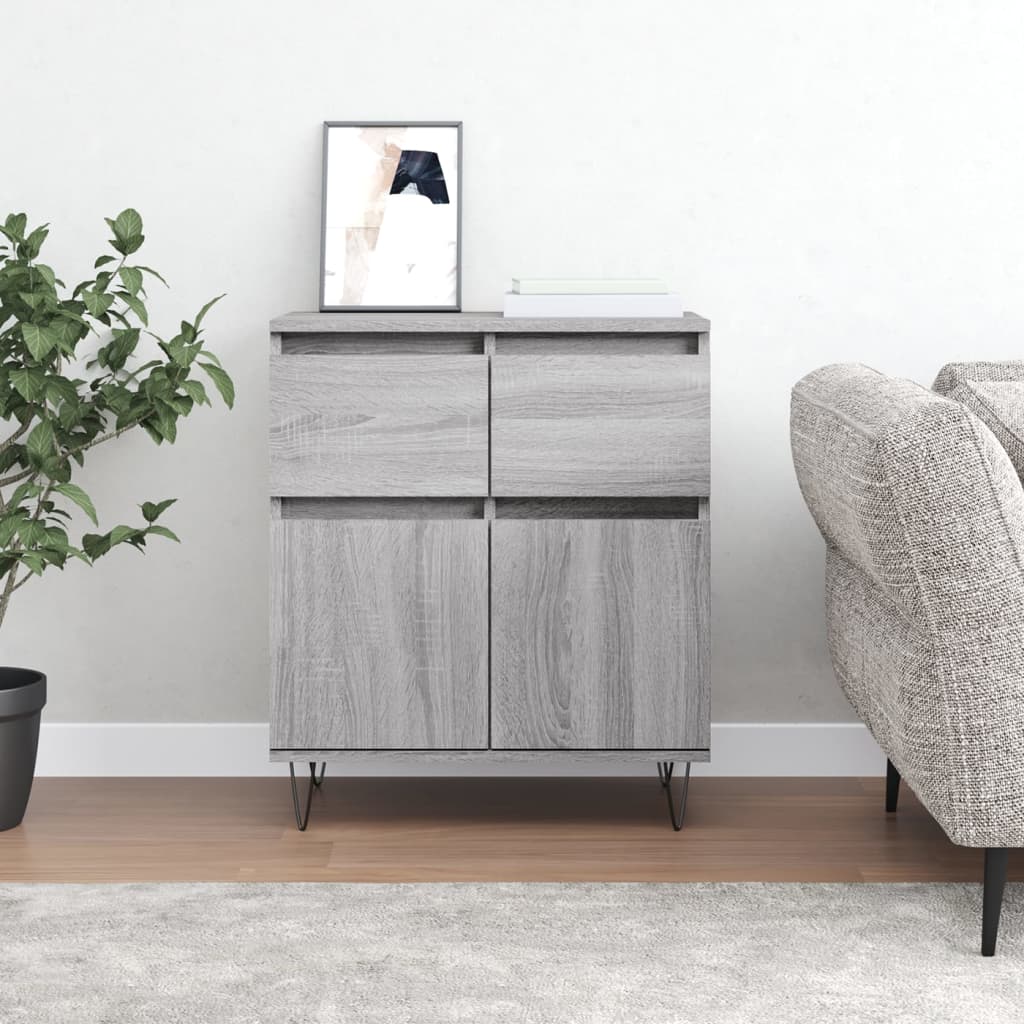 Buffet Sonoma gris 60x35x70 cm Bois d'ingénierie - XIOS