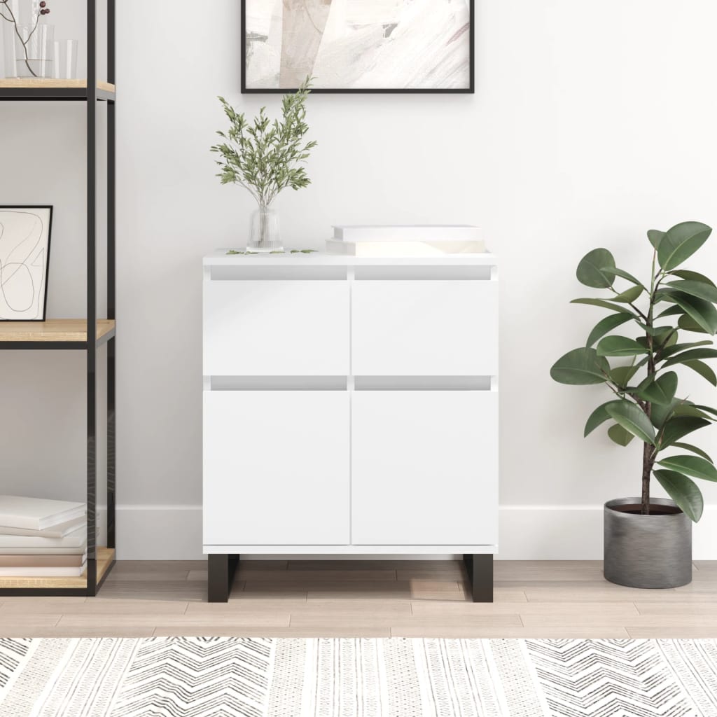 Buffet Blanc 60x35x70 cm Bois d'ingénierie - XIOS