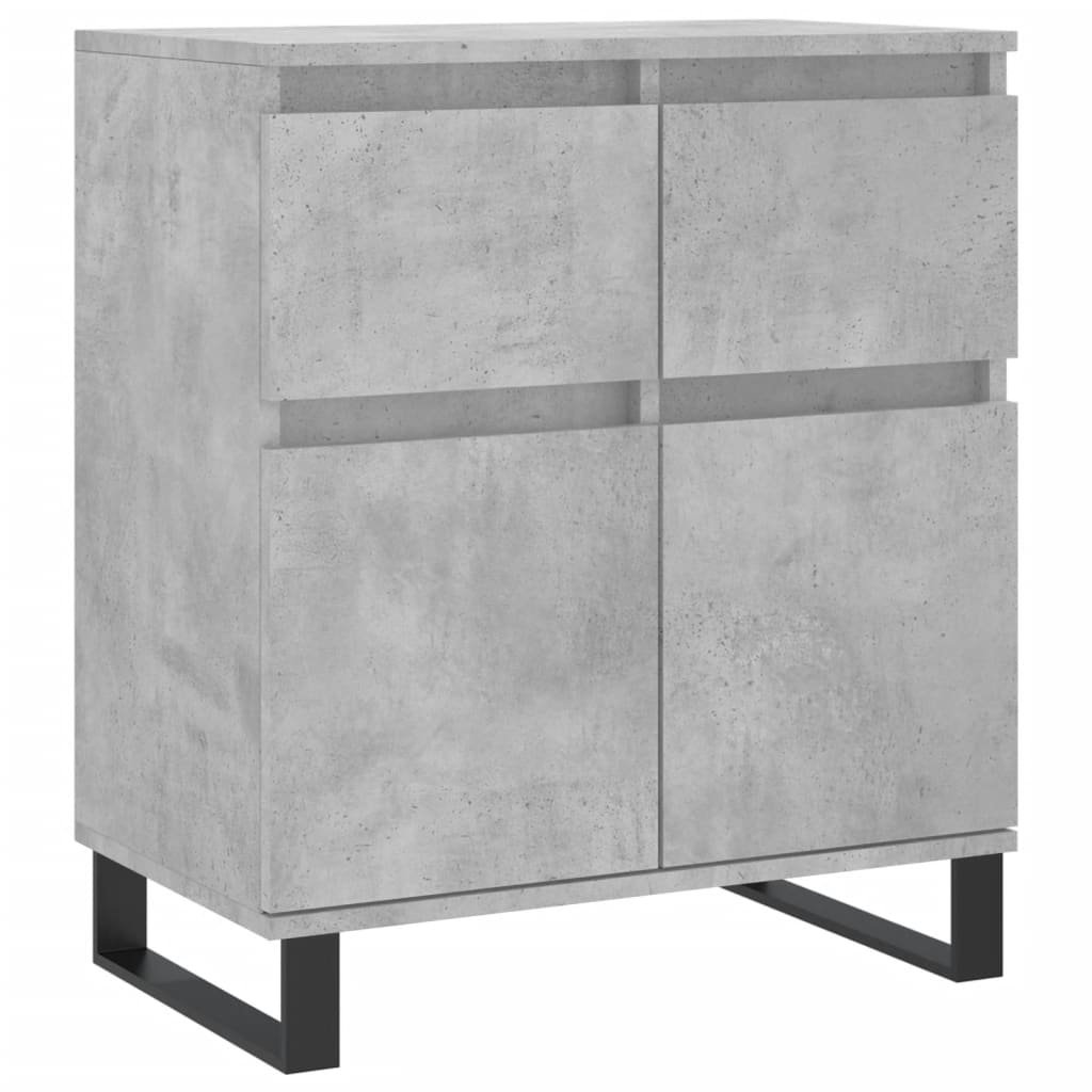 Buffet Gris béton 60x35x70 cm Bois d'ingénierie - XIOS