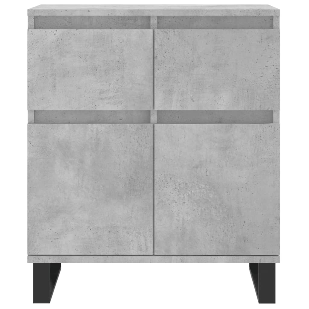 Buffet Gris béton 60x35x70 cm Bois d'ingénierie - XIOS