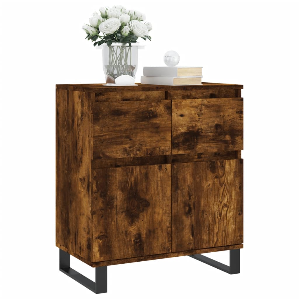 Buffet Chêne fumé 60x35x70 cm Bois d'ingénierie - XIOS