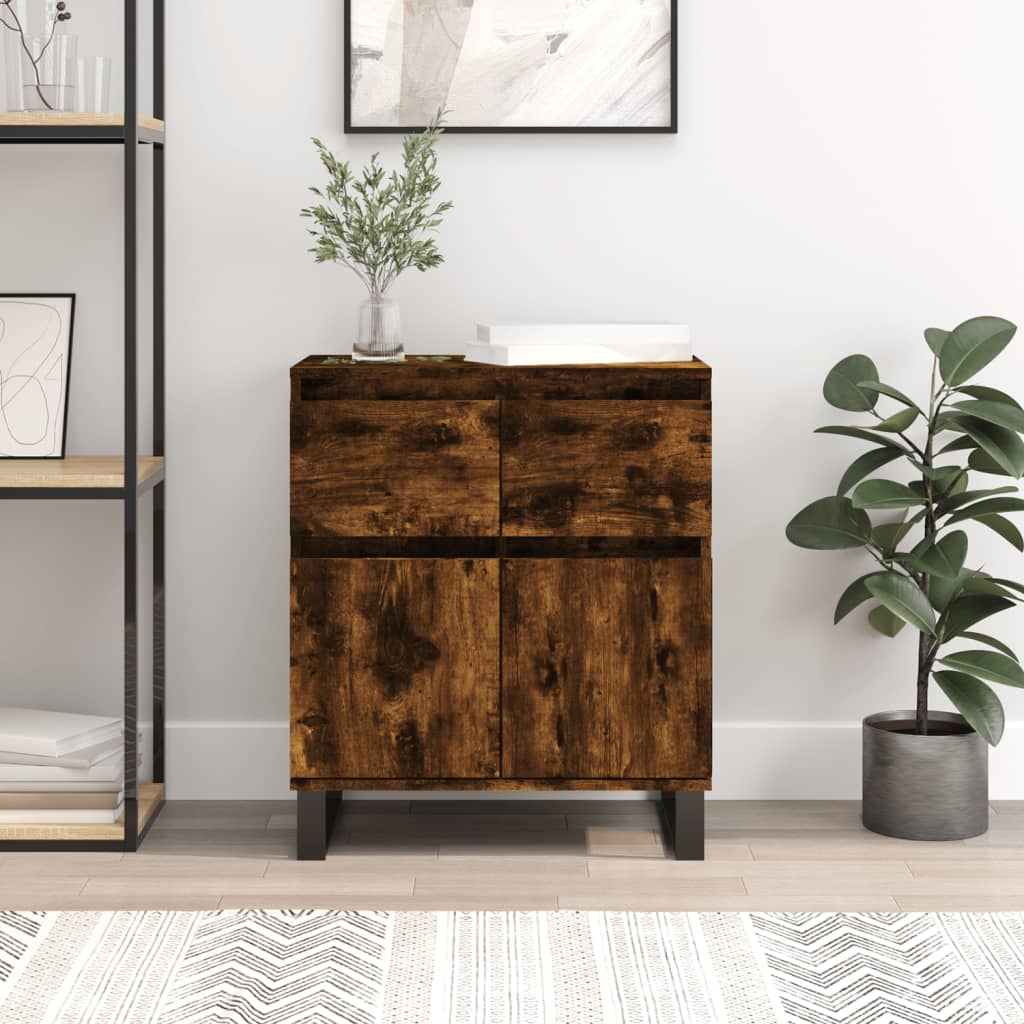 Buffet Chêne fumé 60x35x70 cm Bois d'ingénierie - XIOS