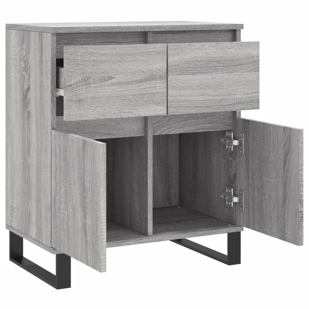 Buffet Sonoma gris 60x35x70 cm Bois d'ingénierie - XIOS
