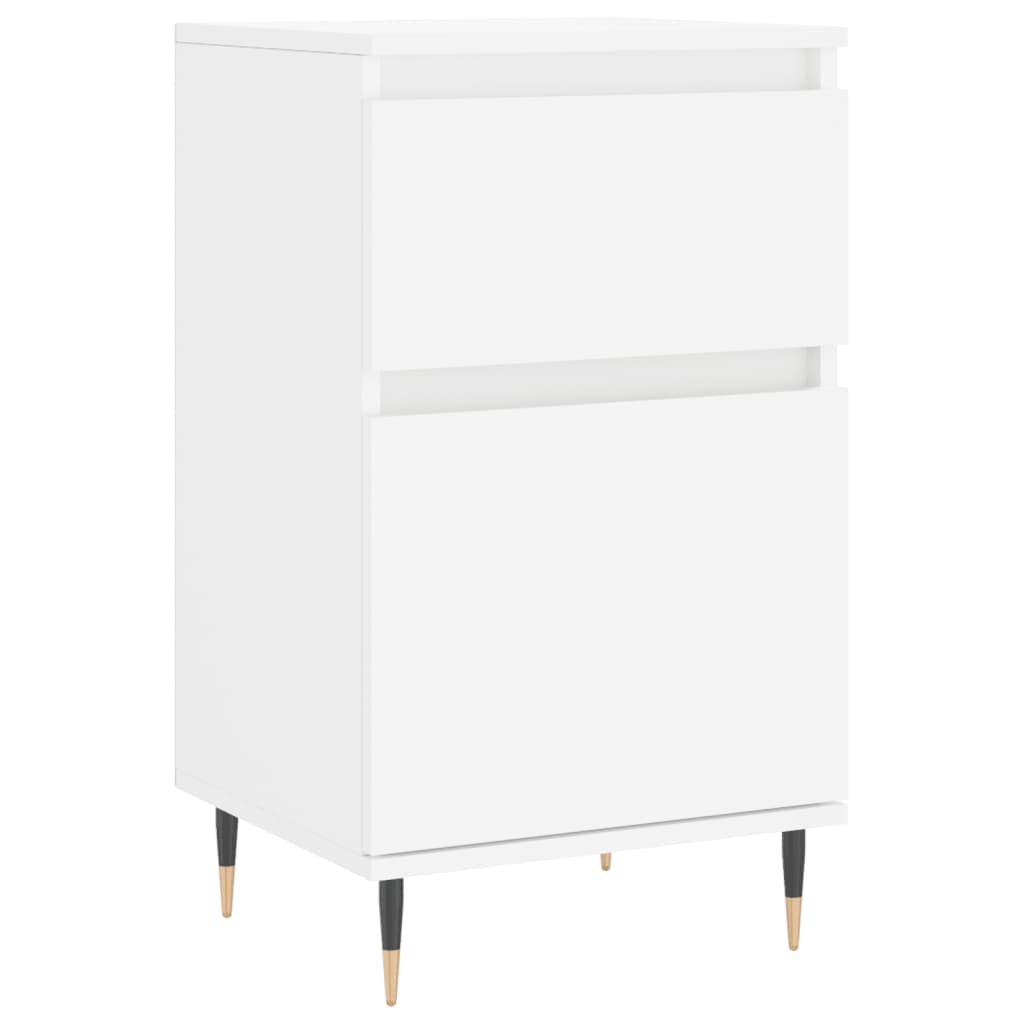 Buffets 2 pcs blanc 40x35x70 cm bois d’ingénierie - XIOS