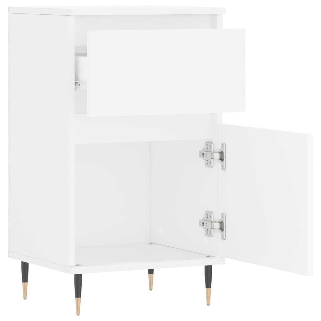 Buffets 2 pcs blanc 40x35x70 cm bois d’ingénierie - XIOS