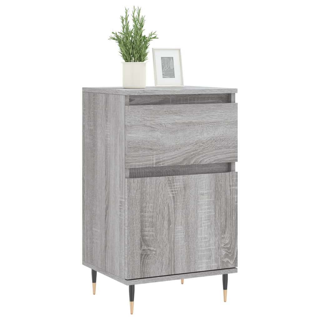 Buffet sonoma gris 40x35x70 cm bois d'ingénierie - XIOS