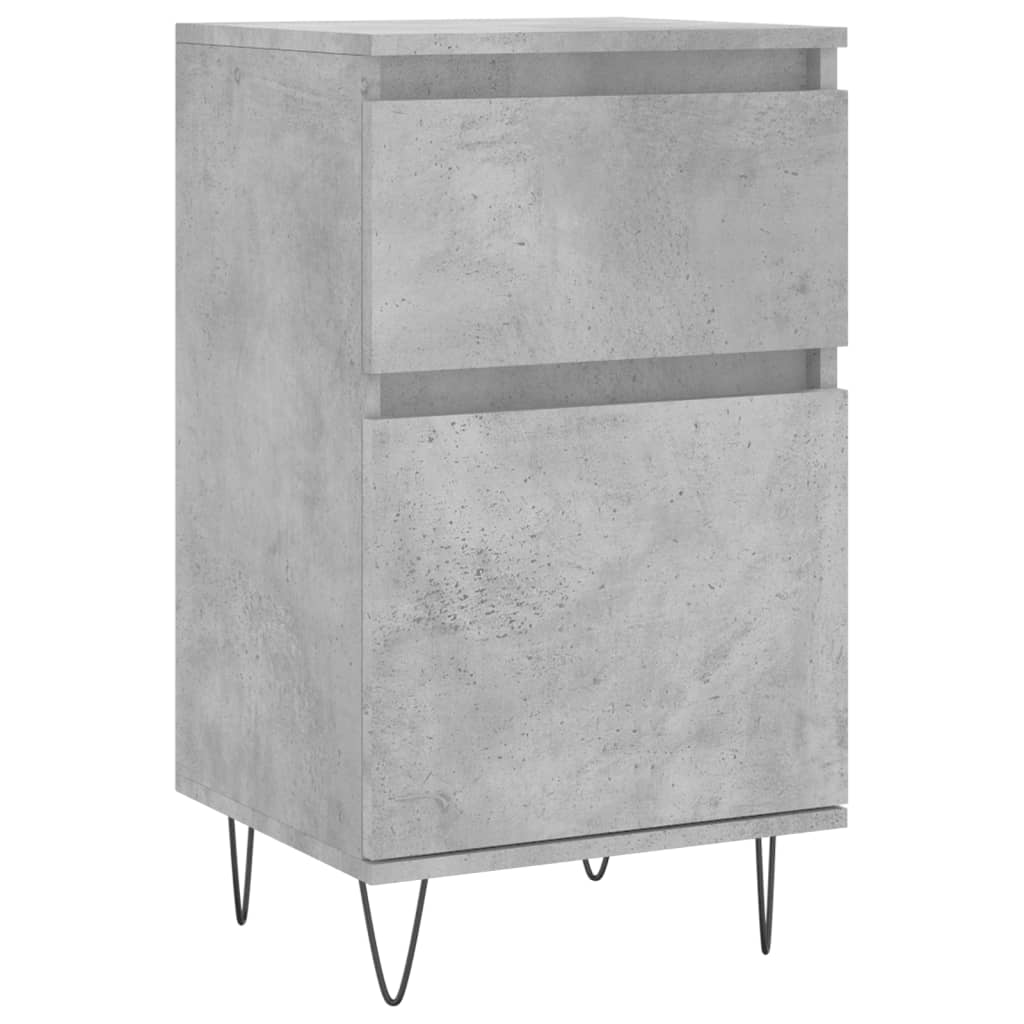 Buffet gris béton 40x35x70 cm bois d'ingénierie - XIOS
